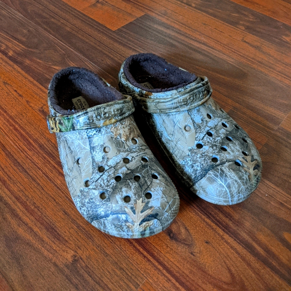 Crocs. Worn once.